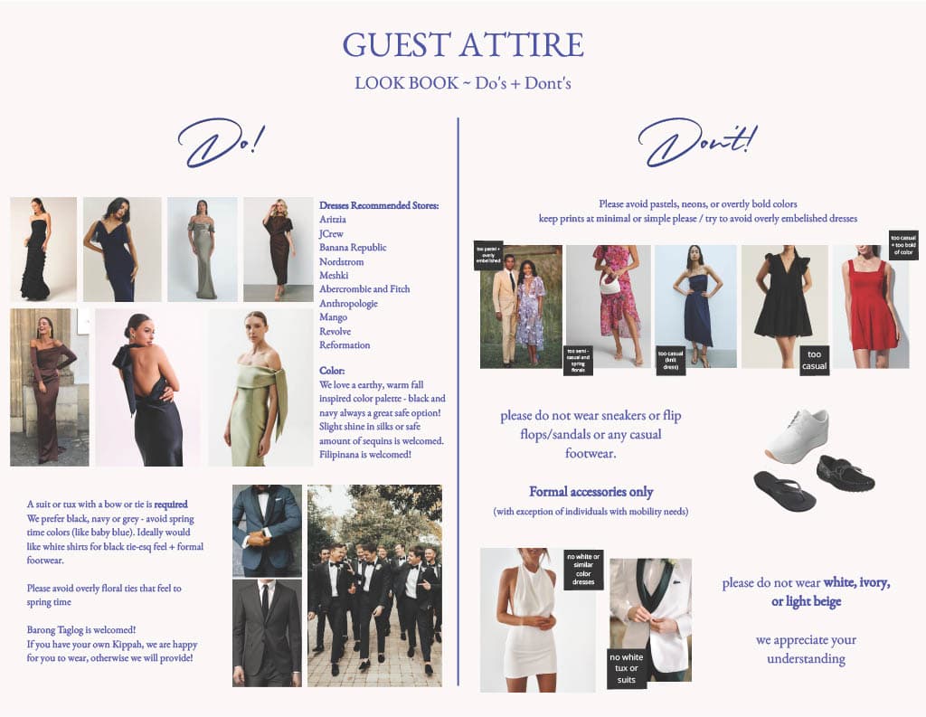 Guest Attire Page 1